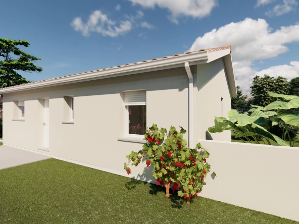 Maison Tokyo de 66 m² avec 2 chambres à Bergerac - Immobilier neuf à prix accessible