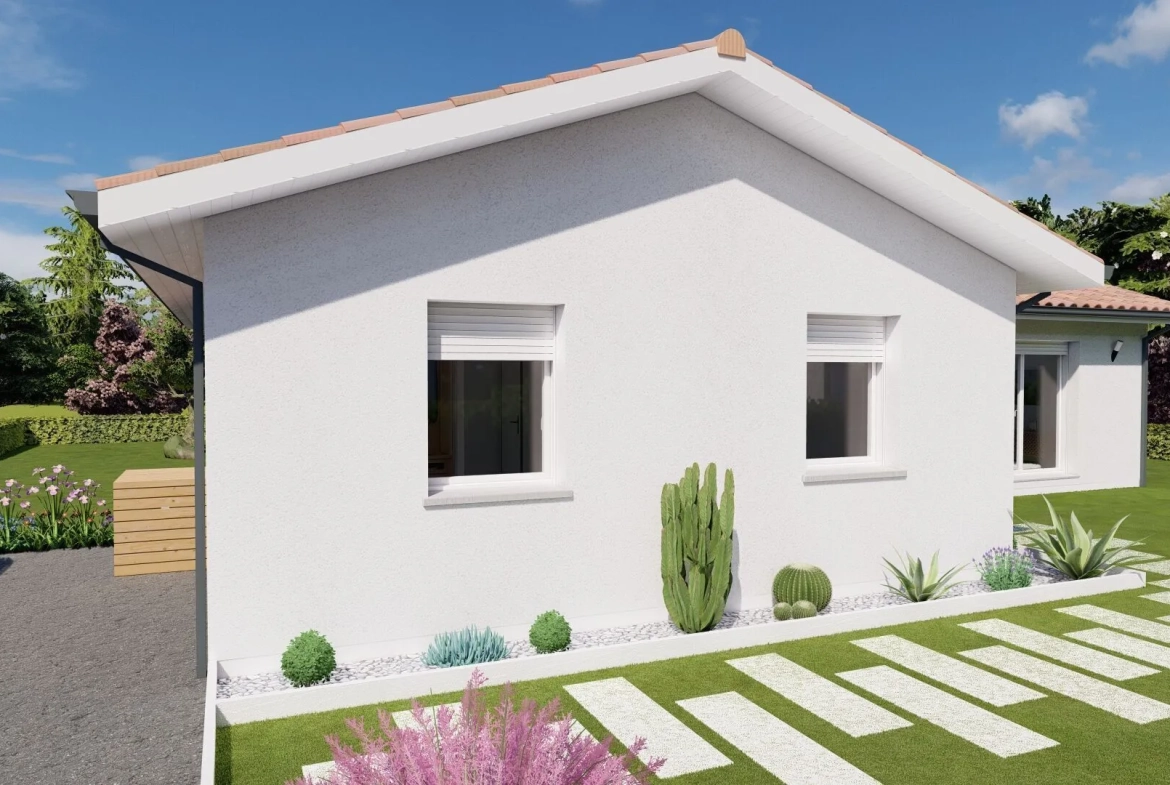 Maison neuve 4 chambres à Négrondes - Villa moderne avec jardin et garage 