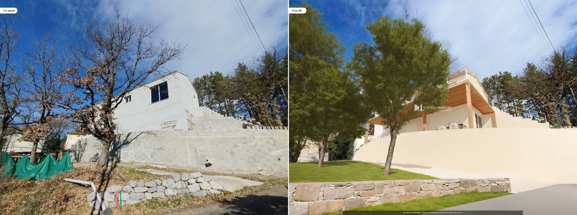Opportunité rare : maison à aménager avec vue dominante à Laragne 