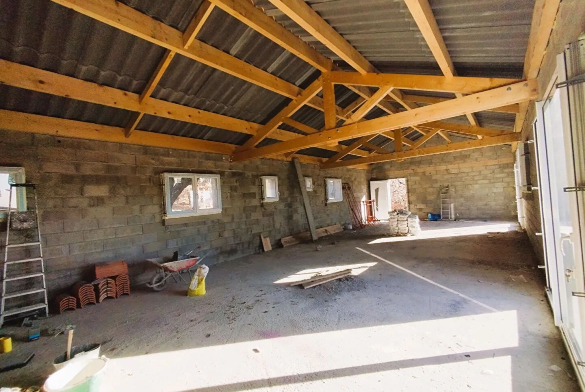 Opportunité rare : maison à aménager avec vue dominante à Laragne 