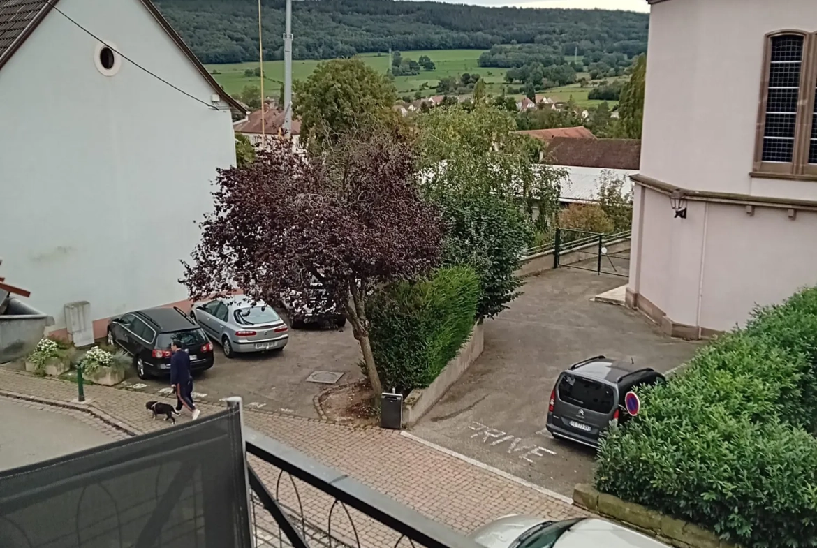 Spacieux F2 rénové à Wasselonne avec balcon, opportunité d'investissement 