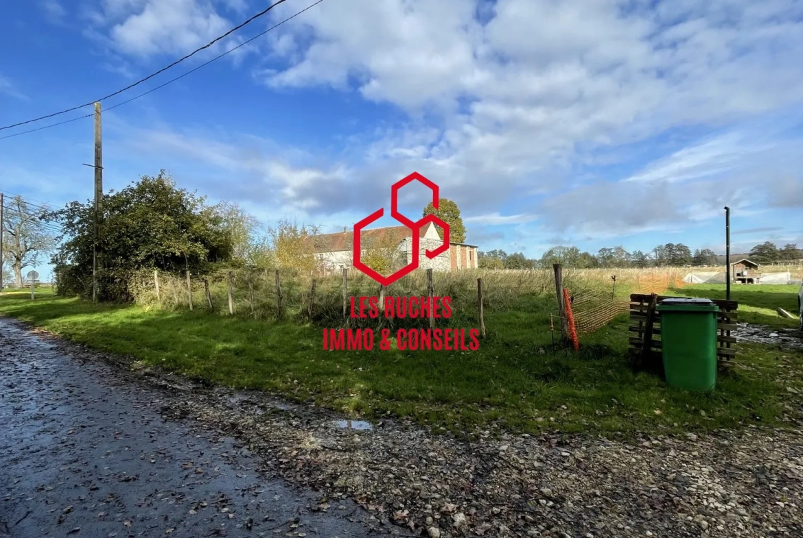 Terrain constructible à vendre à Saintines de 440 m² - Opportunité idéale pour votre maison familiale 