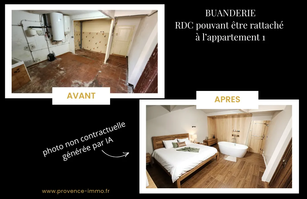 Maison de village à Châteauredon (04) avec deux appartements et grand potentiel 