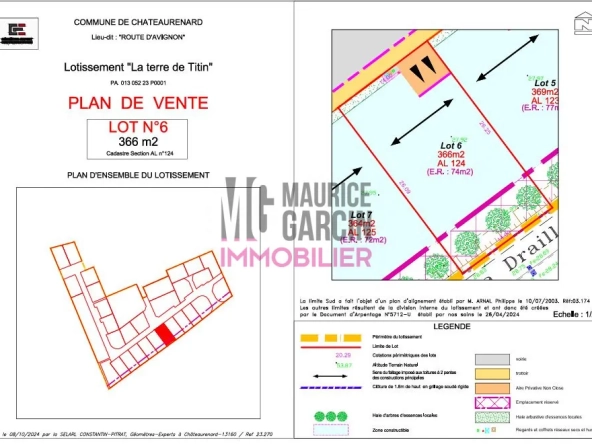 Terrains constructibles à Châteaurenard – Quartier résidentiel, viabilisés