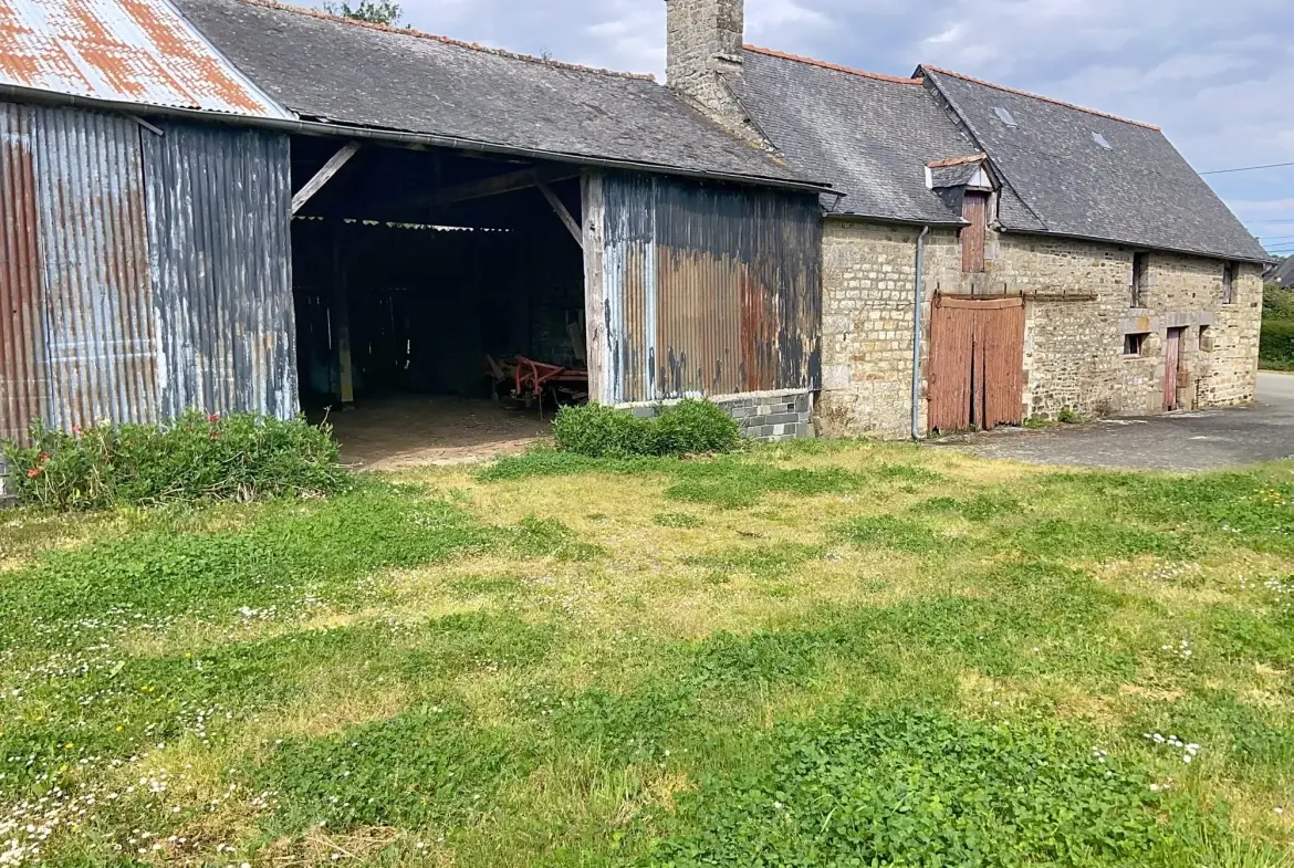 Charmante maison de campagne à rénover à Tremblay, 75 m² avec grand terrain 