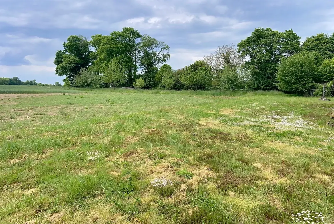 Charmante maison de campagne à rénover à Tremblay, 75 m² avec grand terrain 