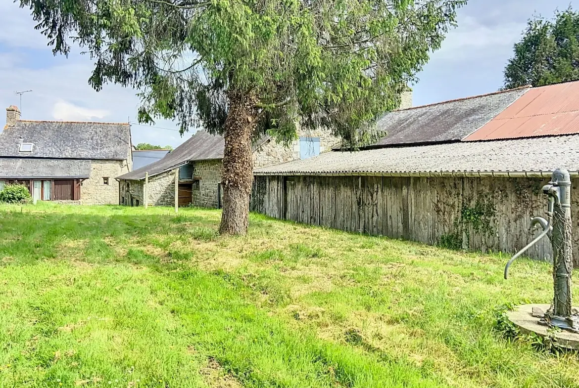 Charmante maison de campagne à rénover à Tremblay, 75 m² avec grand terrain 
