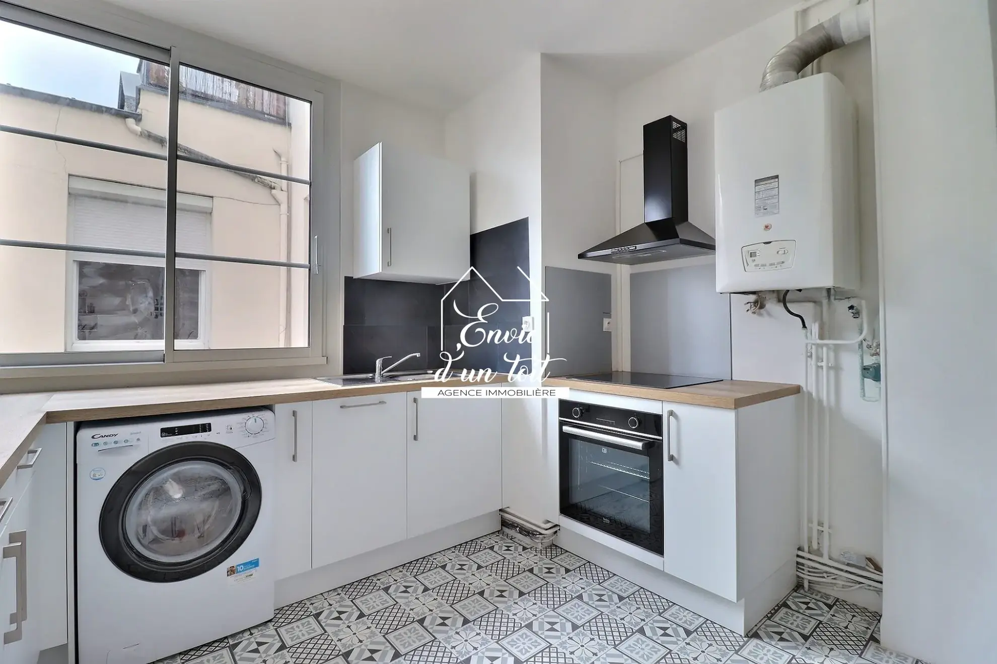Appartement en duplex rénové avec cave dans le centre de Rouen 