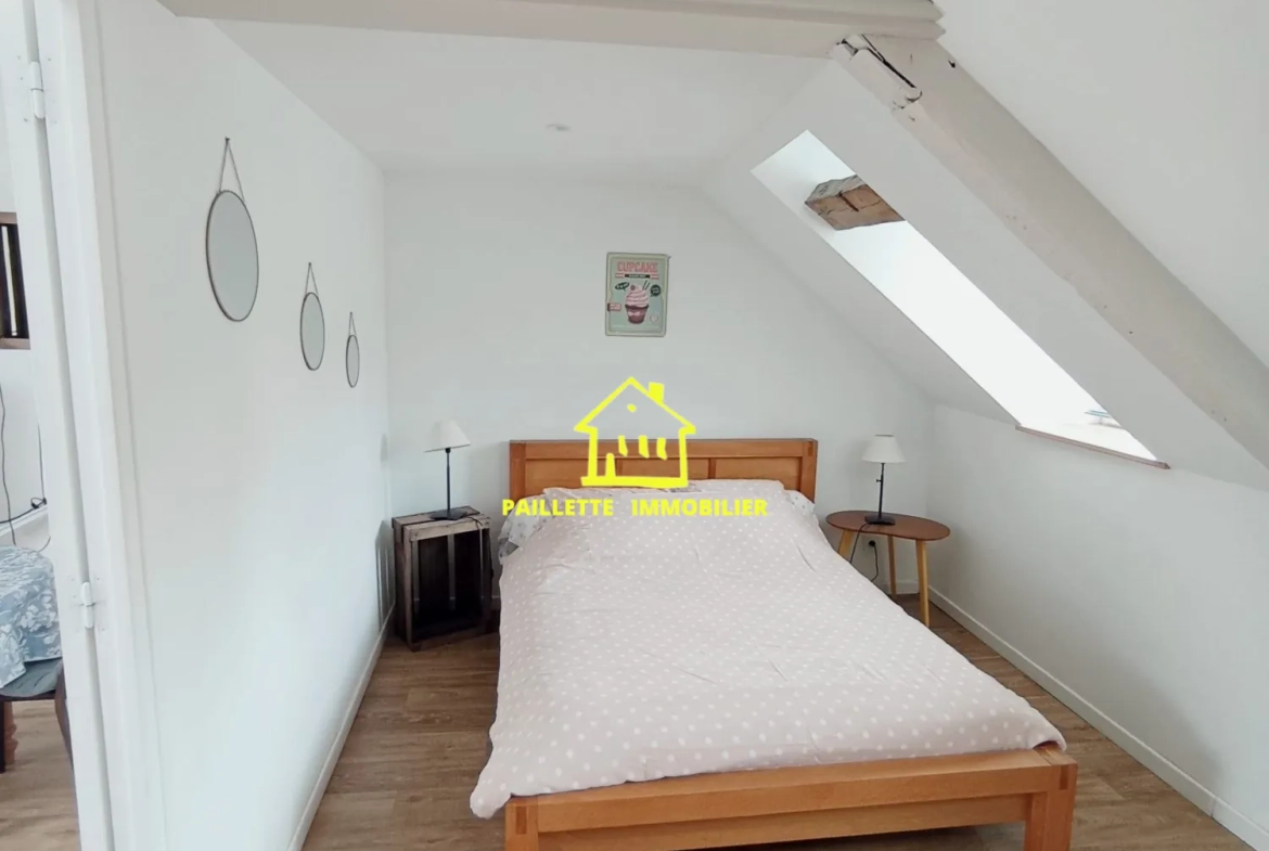 Appartement T2 à Honfleur de 26,90 m² avec vue dégagée et rénové 
