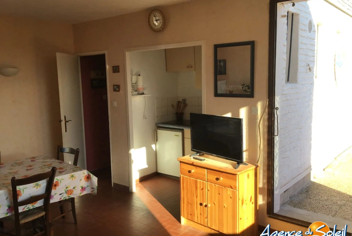 Appartement T3 avec grande terrasse au Barcarès, proche plage – Idéal vacances ou résidence principale 