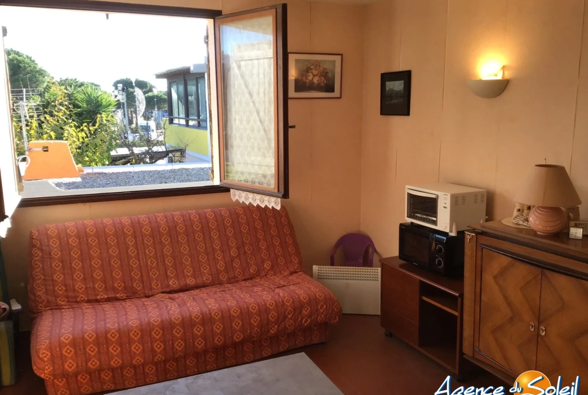 Appartement T3 avec grande terrasse au Barcarès, proche plage – Idéal vacances ou résidence principale 