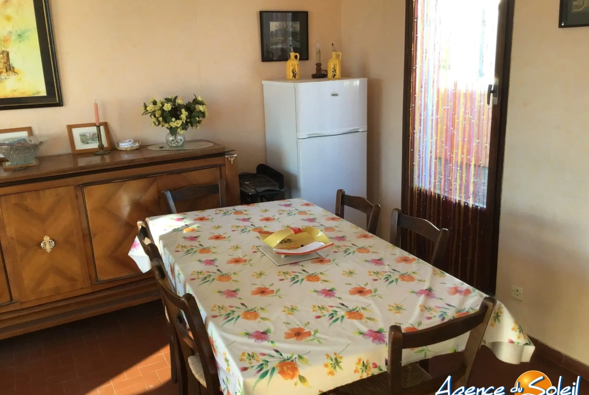 Appartement T3 avec grande terrasse au Barcarès, proche plage – Idéal vacances ou résidence principale 