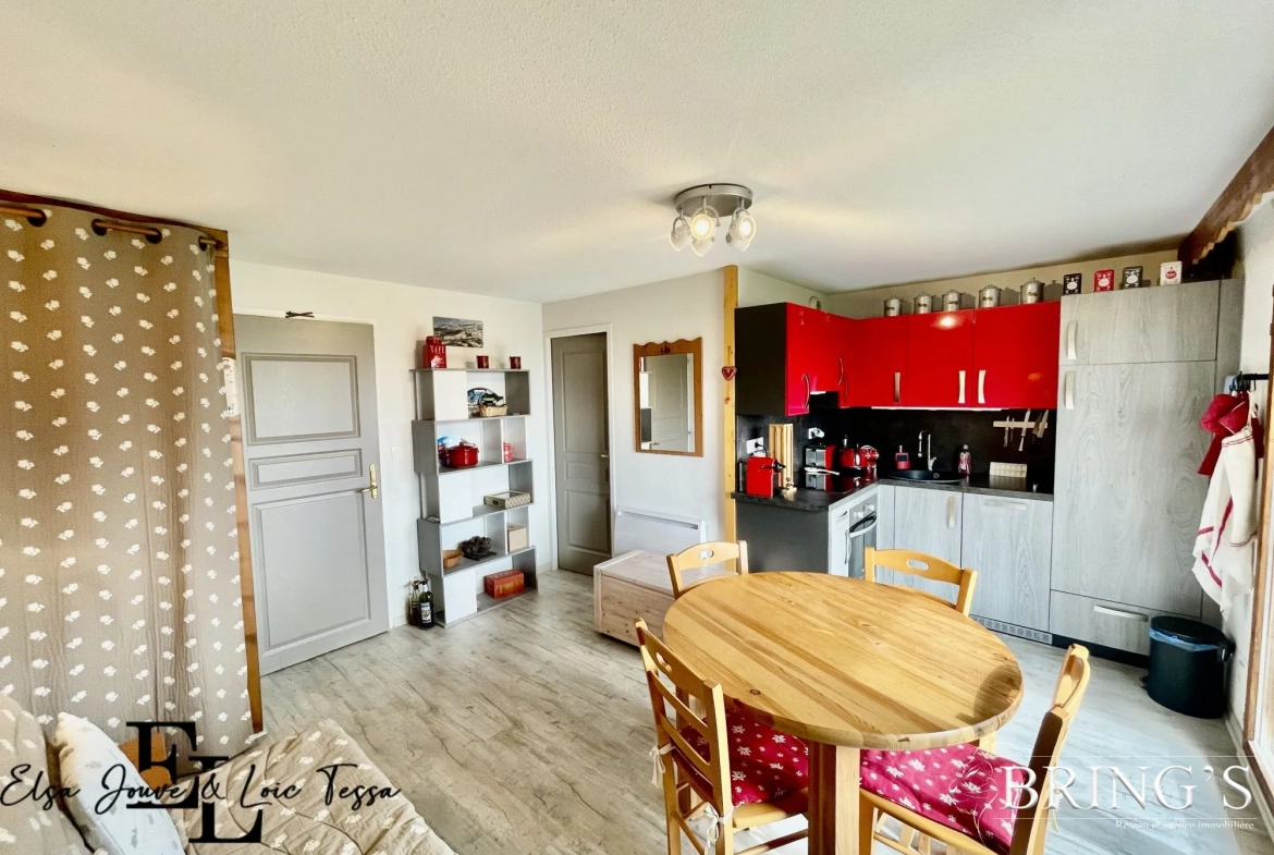 Bel appartement 2 pièces avec vue panoramique à Dévoluy 