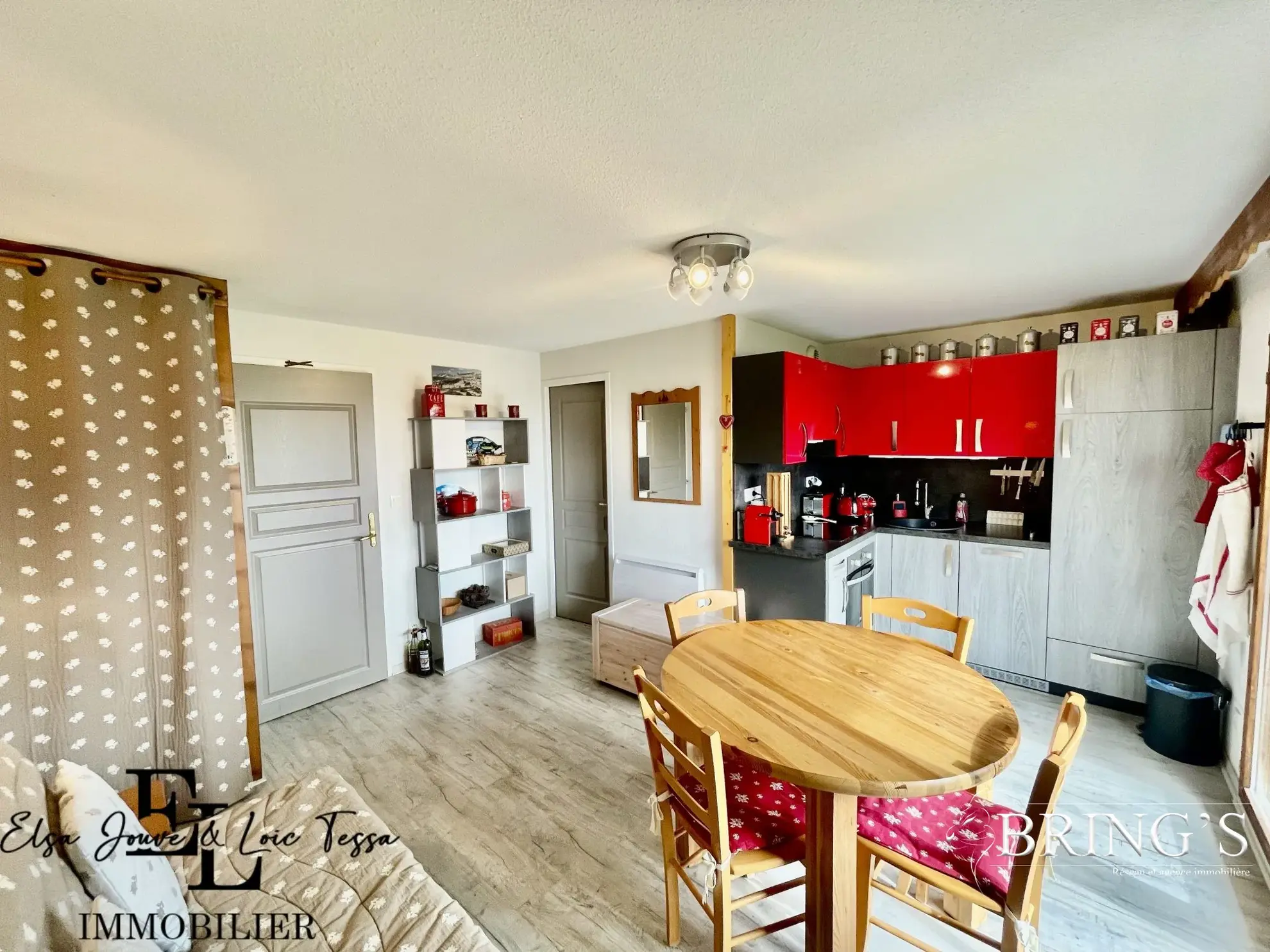 Bel appartement 2 pièces avec vue panoramique à Dévoluy 