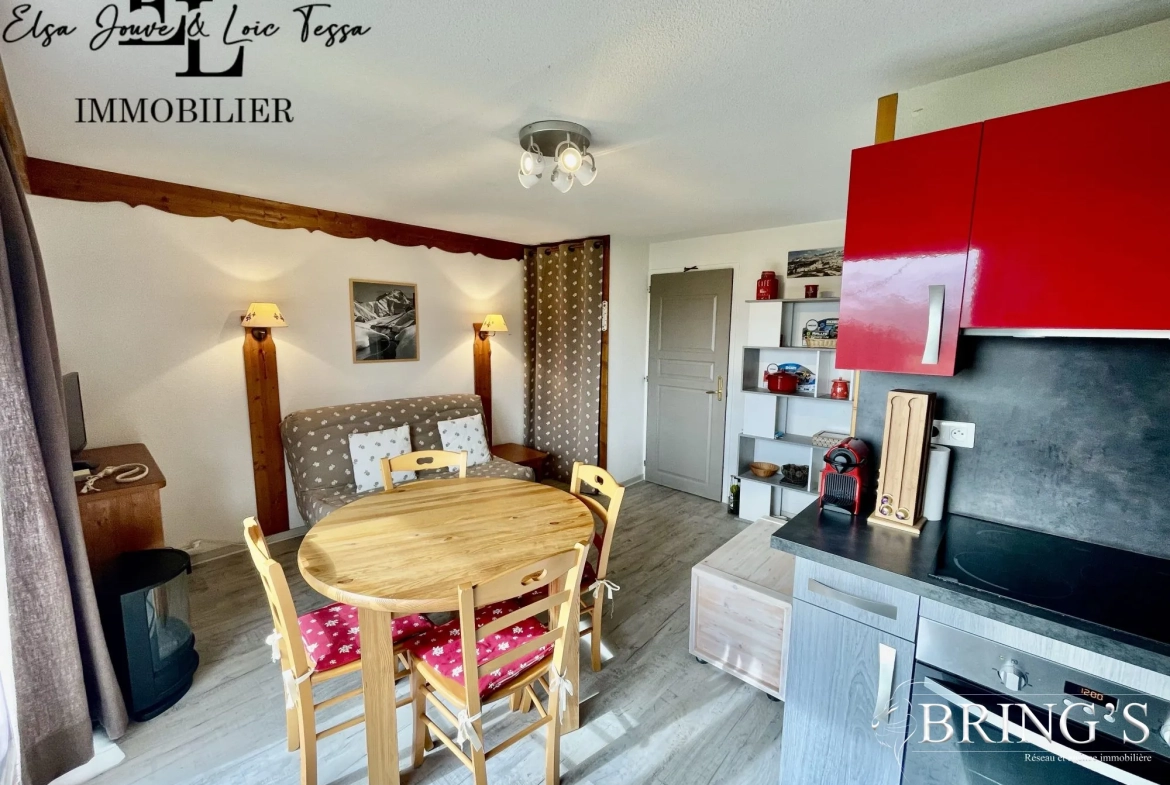 Bel appartement 2 pièces avec vue panoramique à Dévoluy 