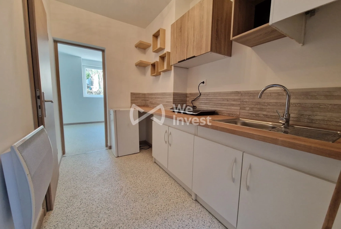 Charmant appartement T1 rénové de 20m² à Jarville-la-Malgrange avec terrasse 