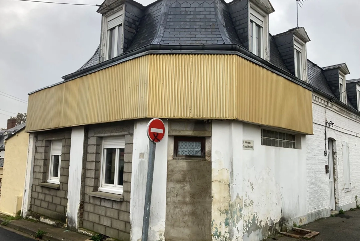 Maison à rafraîchir avec jardin et garage à Friville-Escarbotin 