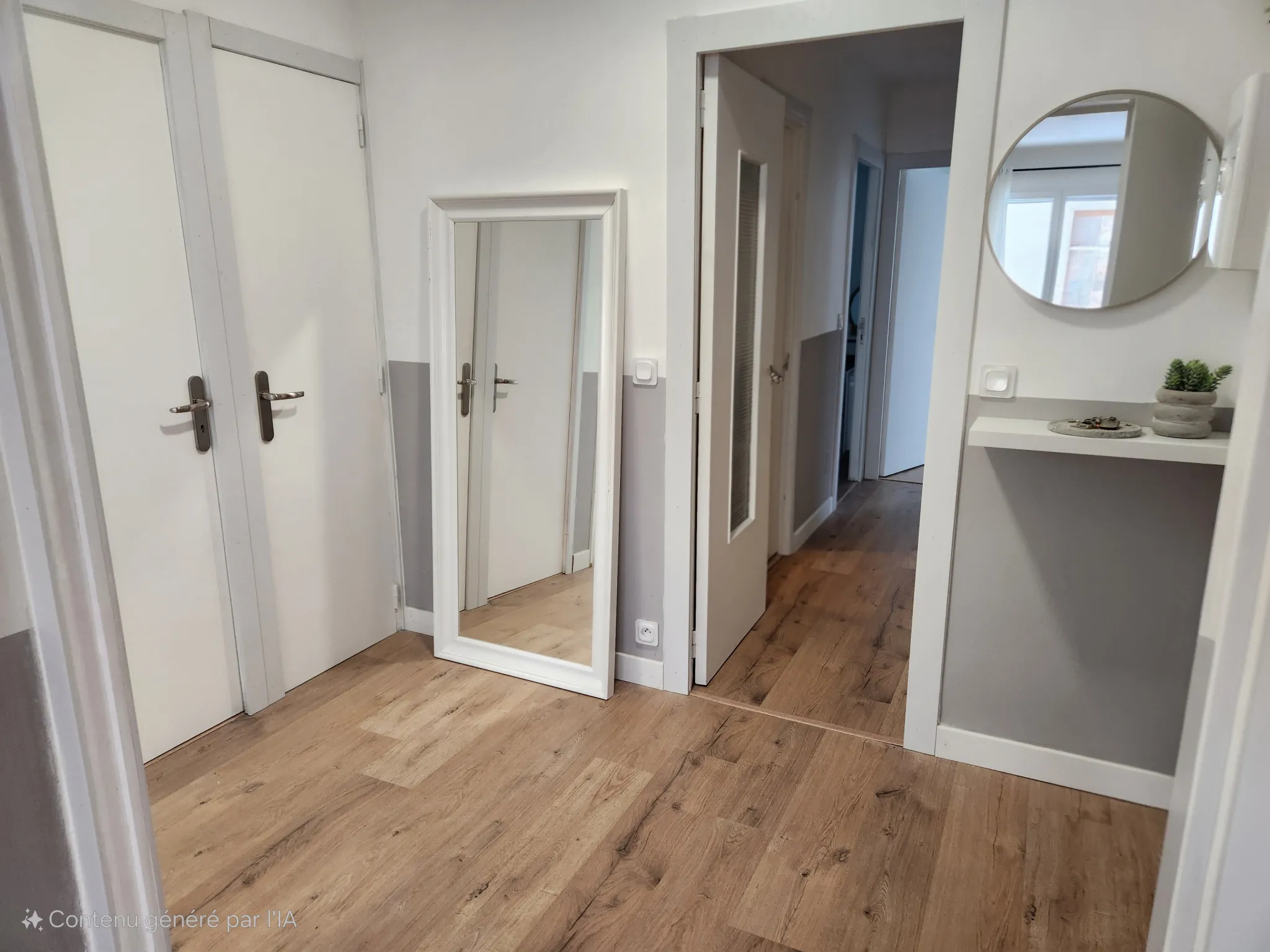 Appartement T3 rénové de 78 m2 avec balcon et cave à Digne-les-Bains centre-ville 