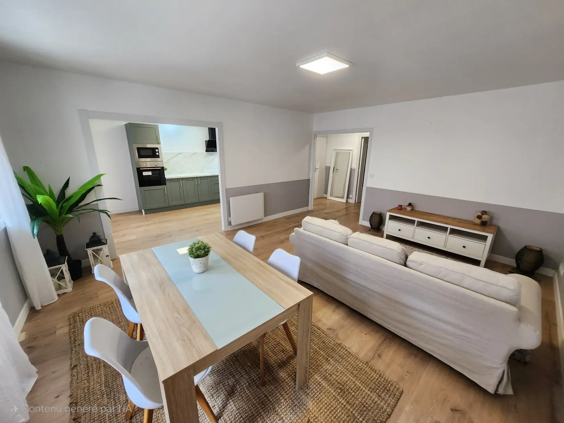 Appartement T3 rénové de 78 m2 avec balcon et cave à Digne-les-Bains centre-ville 