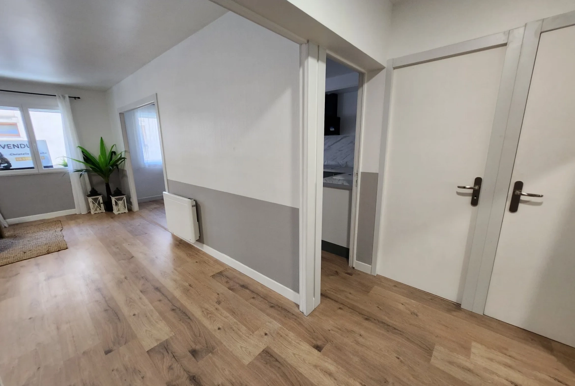 Appartement T3 rénové de 78 m2 avec balcon et cave à Digne-les-Bains centre-ville 