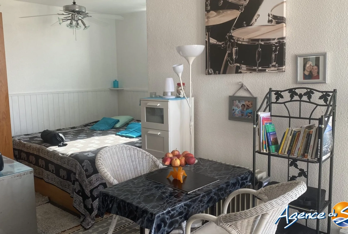 Appartement T2 avec terrasse proche des plages et commerces au Barcares 