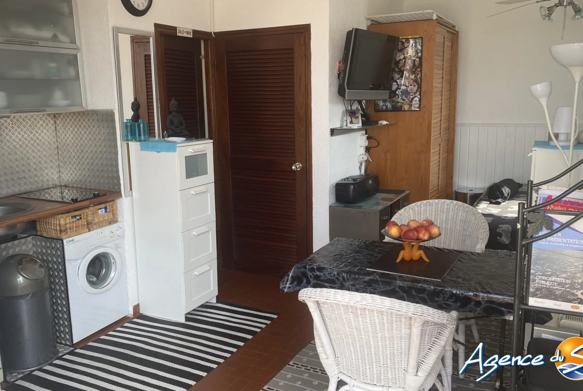 Appartement T2 avec terrasse proche des plages et commerces au Barcares 