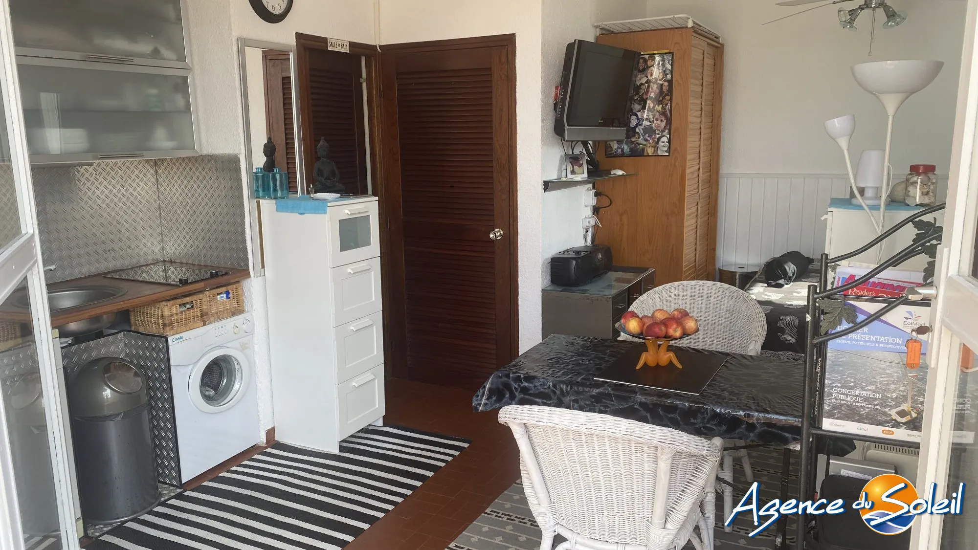 Appartement T2 avec terrasse proche des plages et commerces au Barcares 
