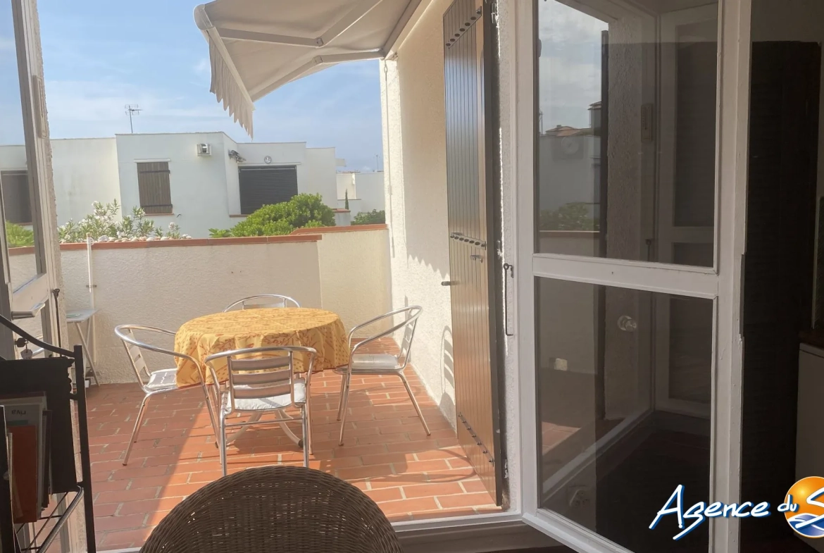 Appartement T2 avec terrasse proche des plages et commerces au Barcares 