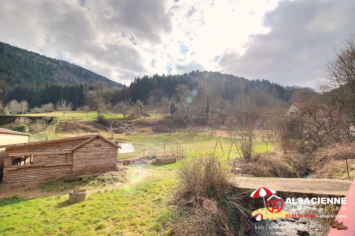 Terrain constructible à Urbeis dans la Vallée de Villé, parfait pour construire votre maison 