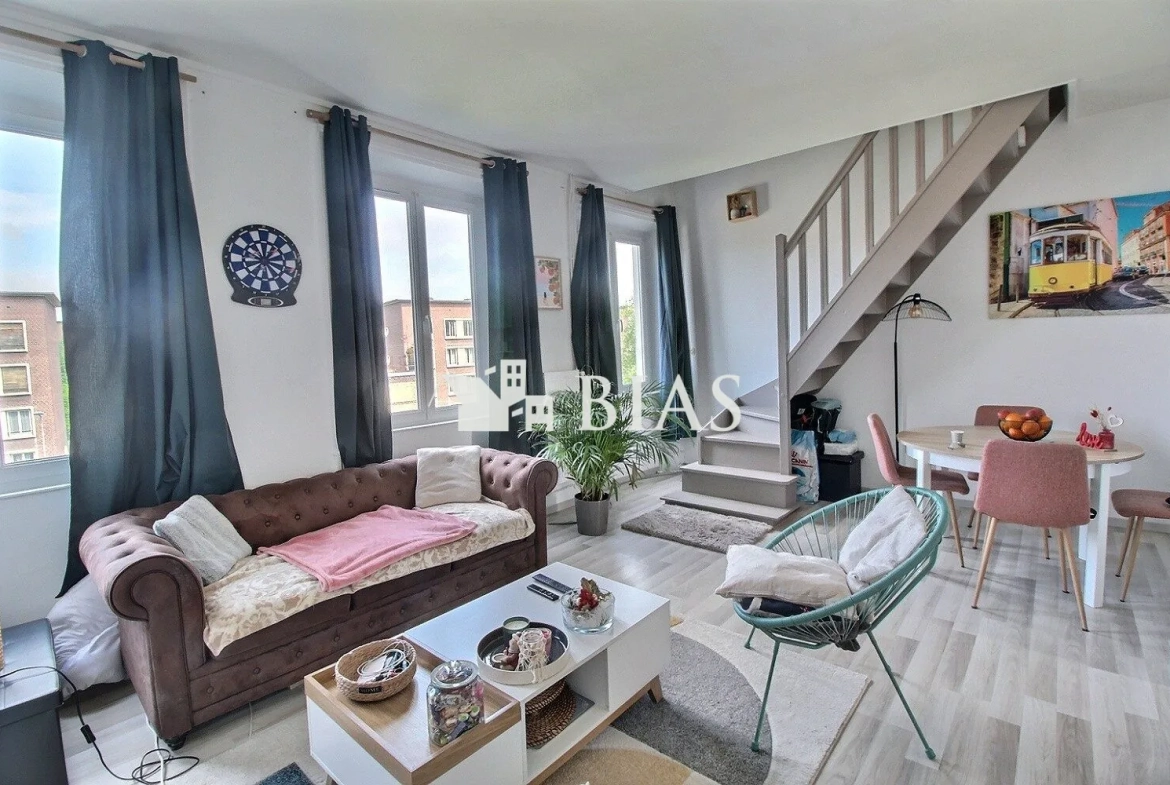 Charmant duplex de 63 m² à Sotteville-lès-Rouen en exclusivité 
