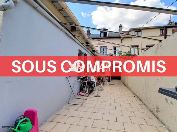 Maison 3 chambres avec bureau, terrasse et jardin à Deville-lès-Rouen