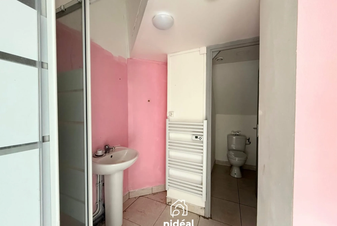 Immeuble de rapport à vendre à Jeumont avec deux lots et jardin 