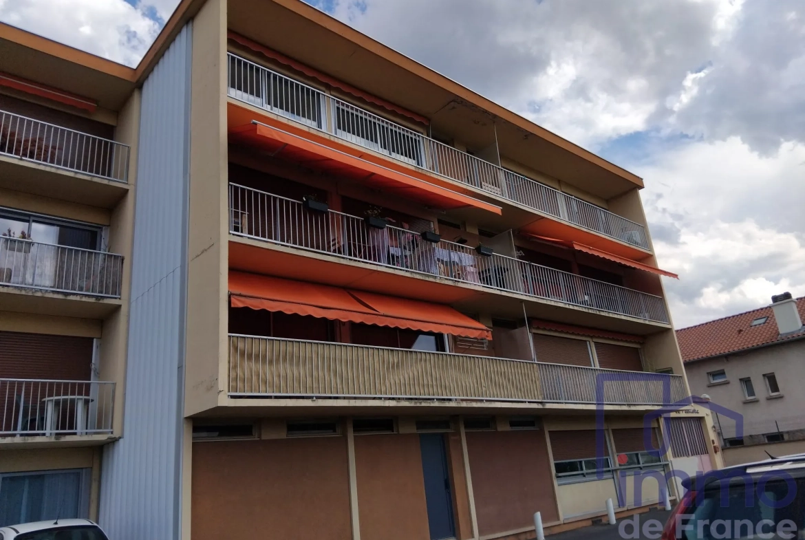 Appartement T3 lumineux de 64,50 m² avec balcon et parking au Puy-en-Velay 