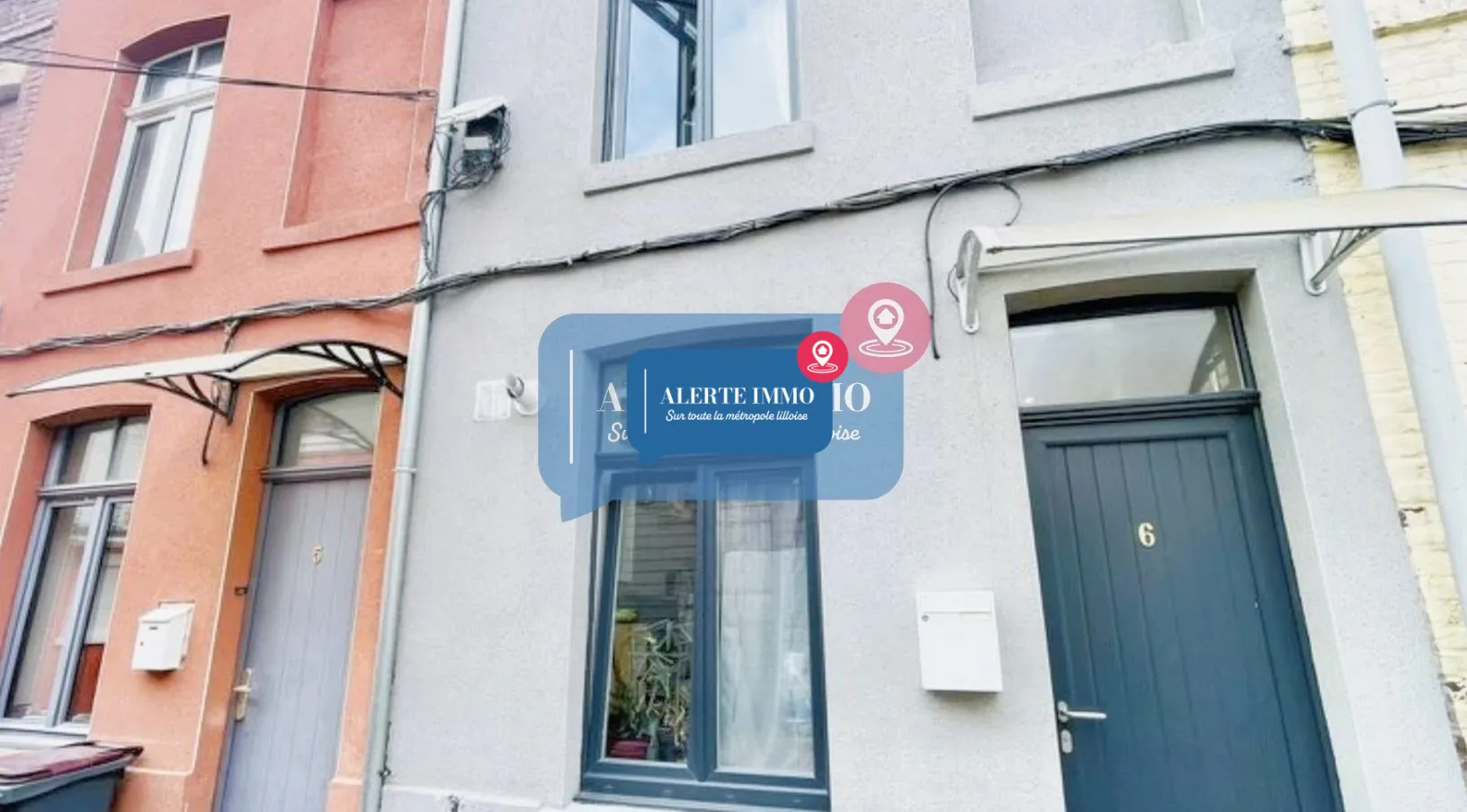 Maison entièrement rénovée à Lille Wazemmes, proche métro et universités 