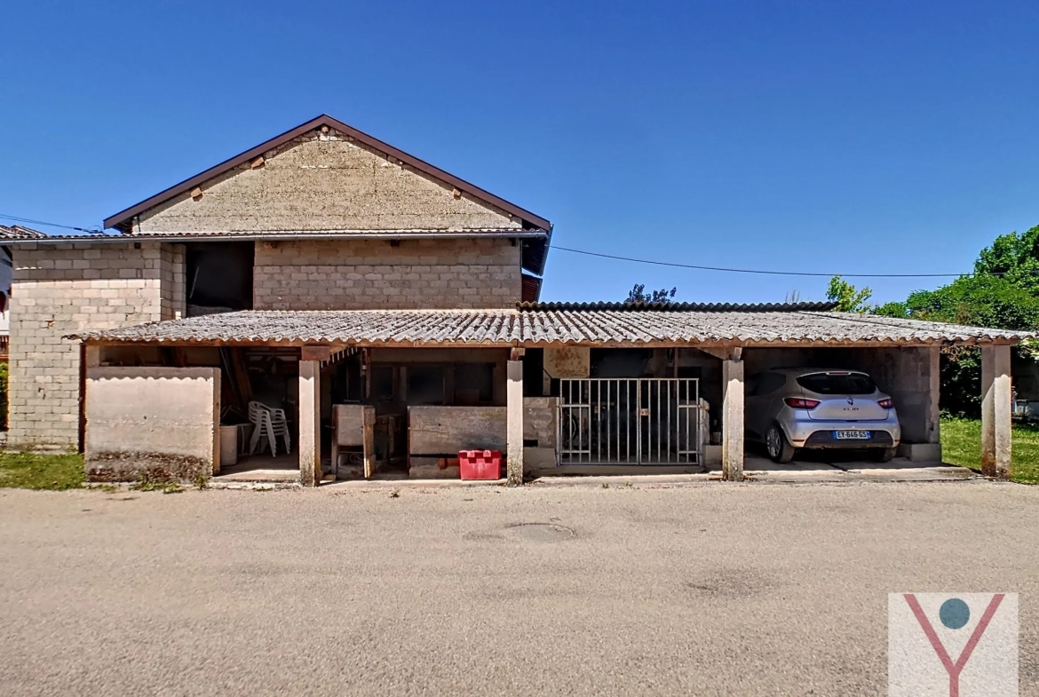 Bâtiment à rénover à Pont-d'Ain sur 359 m² - Possibilité de développement 