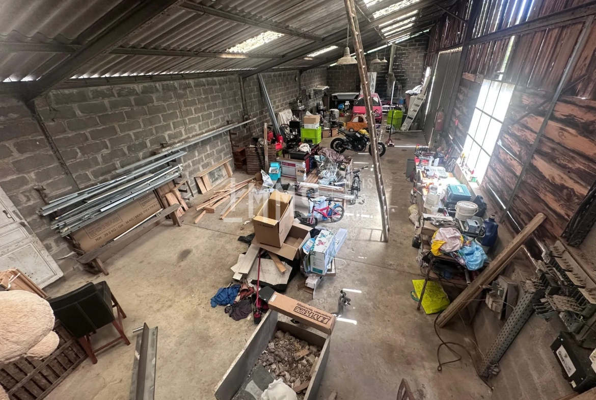 Maison rénovée avec studio indépendant et grand hangar à Château du Loir 