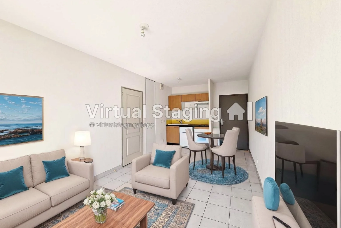 Investissement locatif : T2 de 38 m² avec terrasse à Béziers, secteur Péch de la Galinière 