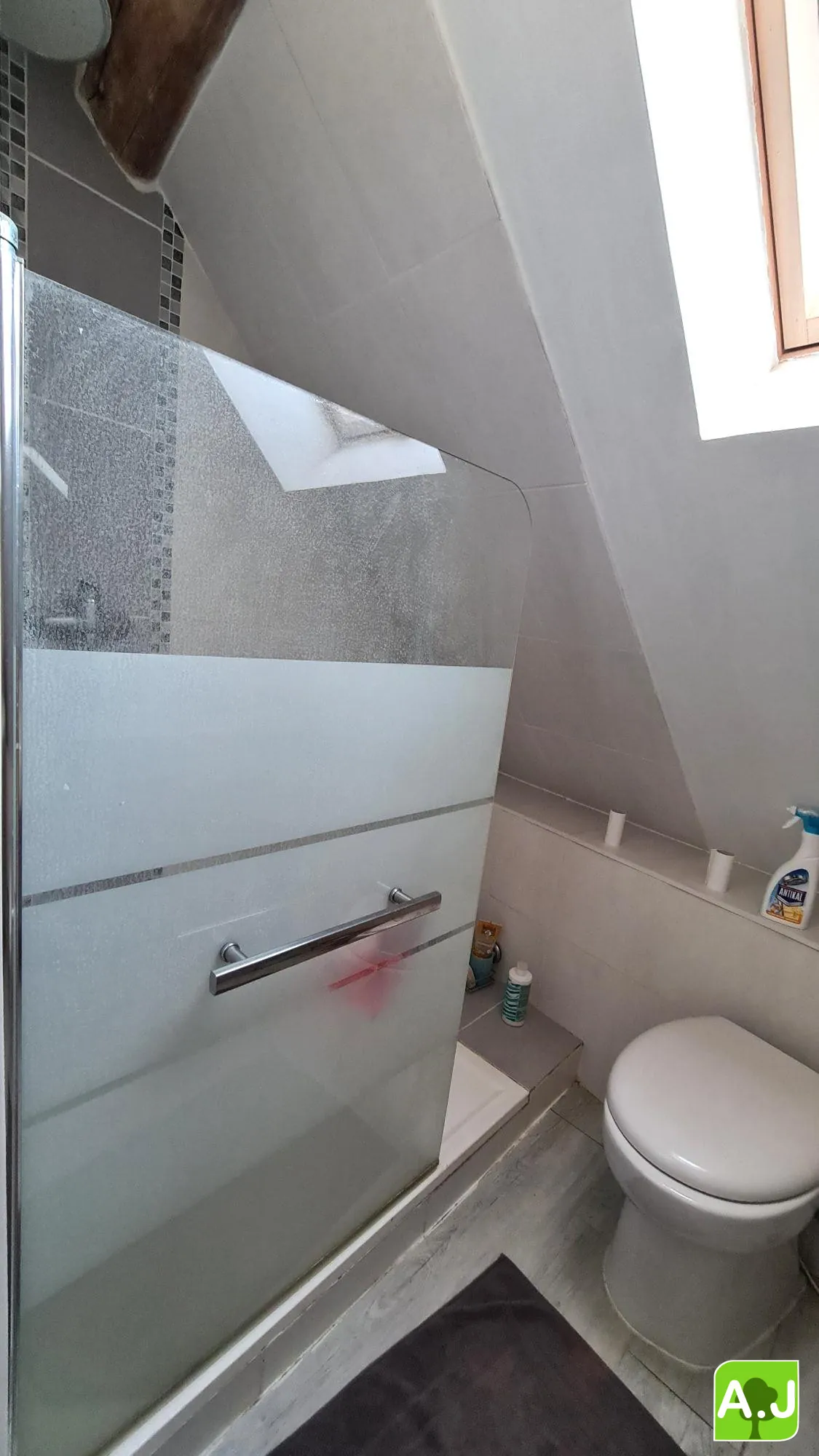 salle de douche Jolie maison avec jardin à Bréval, proche commerces, 3 chambres, terrain clos, idéalement située 