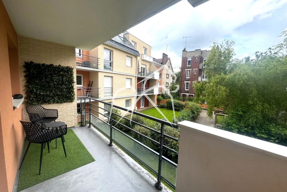 Appartement T2 de 47 m² avec balcon à Rouen - Investissement rentable 