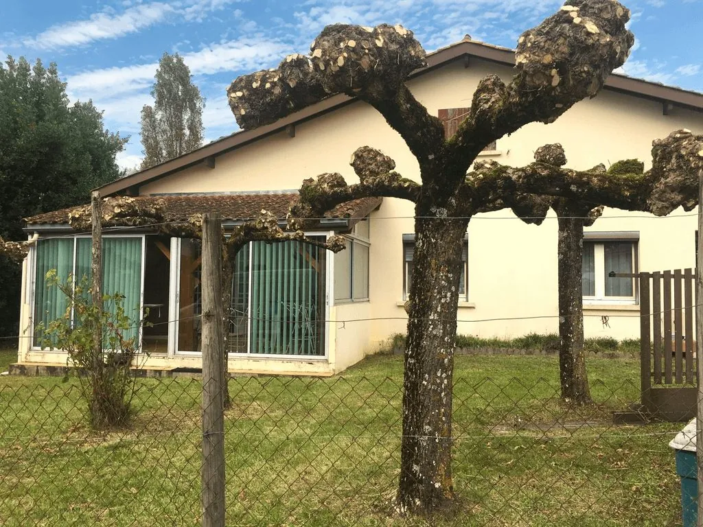 Maison à vendre à Saint-Pierre-de-Bat avec véranda, jardin et garage 