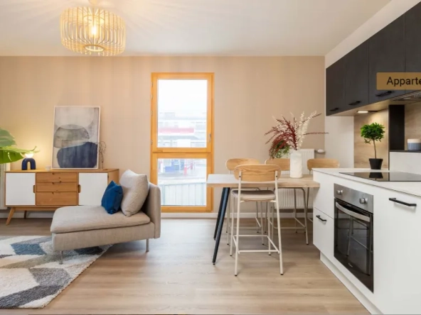 Appartement T2 neuf à Mulhouse avec parking, livraison 2025, prix réduit