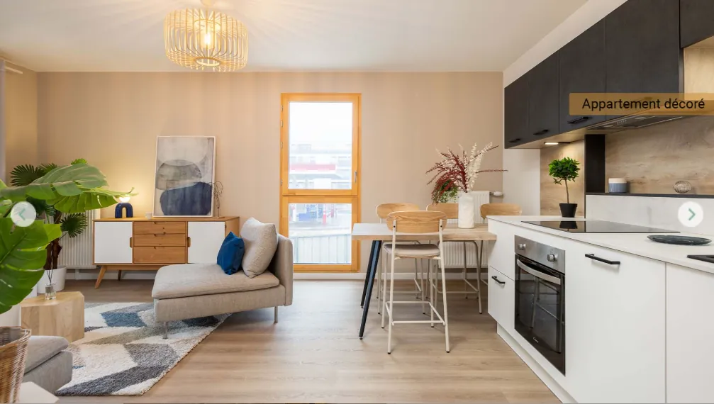Appartement T2 neuf à Mulhouse avec parking, livraison 2025, prix réduit 