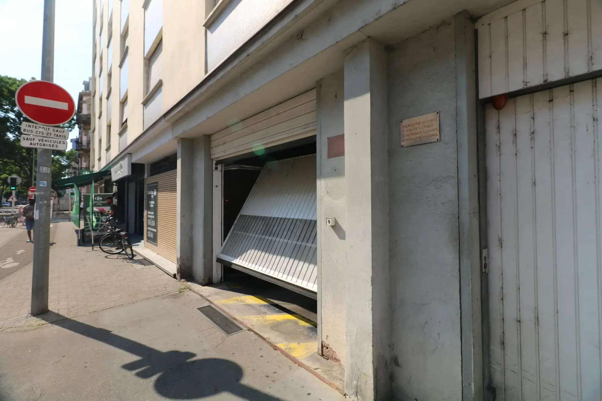 Garage fermé au 7, rue de Barr à Strasbourg - Stationnement sécurisé 