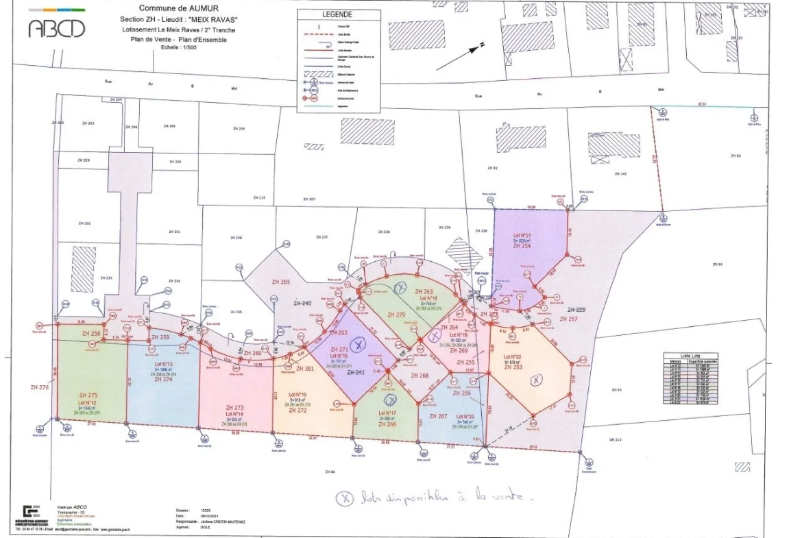 Terrain à vendre à Aumur, 565 m², proche Dijon et Dole 