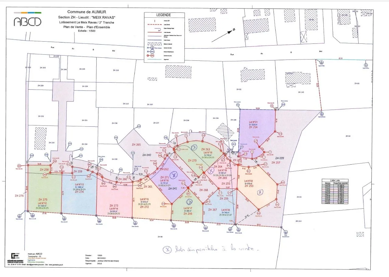 Terrain à vendre à Aumur, 565 m², proche Dijon et Dole 