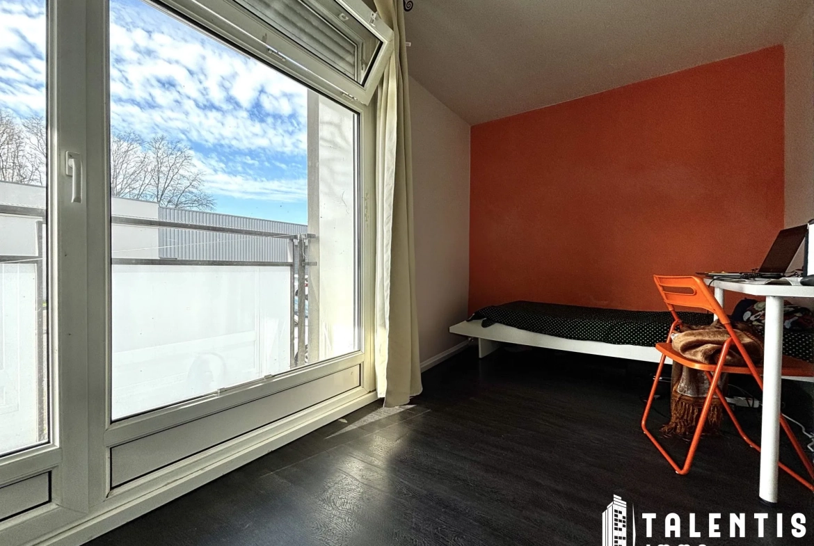 Appartement 4 chambres à Orvault Plaisance, idéal investissement, proche tramway 
