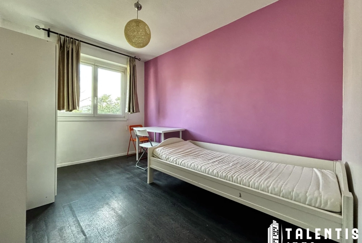 Appartement 4 chambres à Orvault Plaisance, idéal investissement, proche tramway 