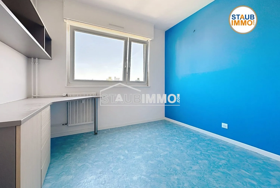 Appartement 3 pièces de 65 m² avec balcon à Huningue, secteur calme et proche Basel 