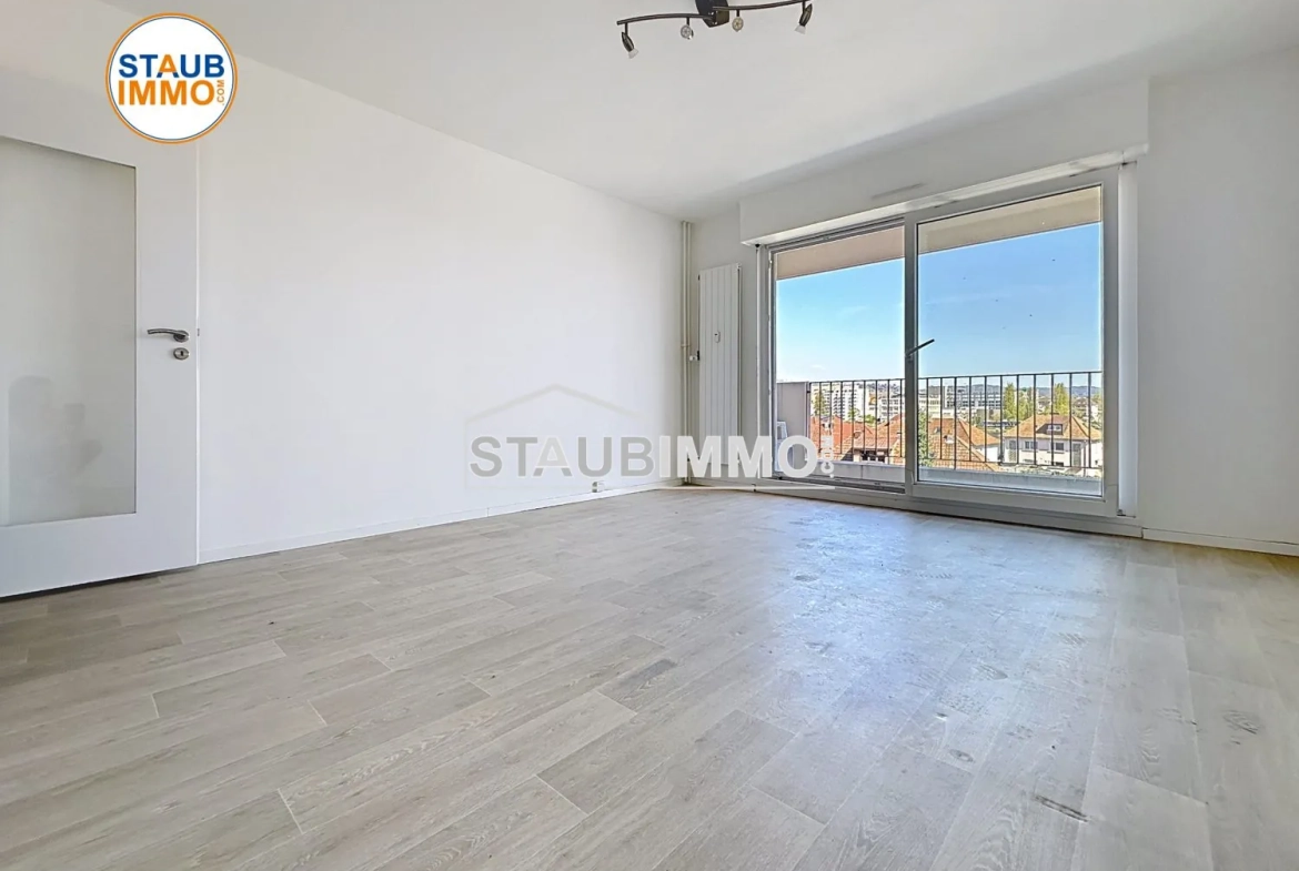 Appartement 3 pièces de 65 m² avec balcon à Huningue, secteur calme et proche Basel 