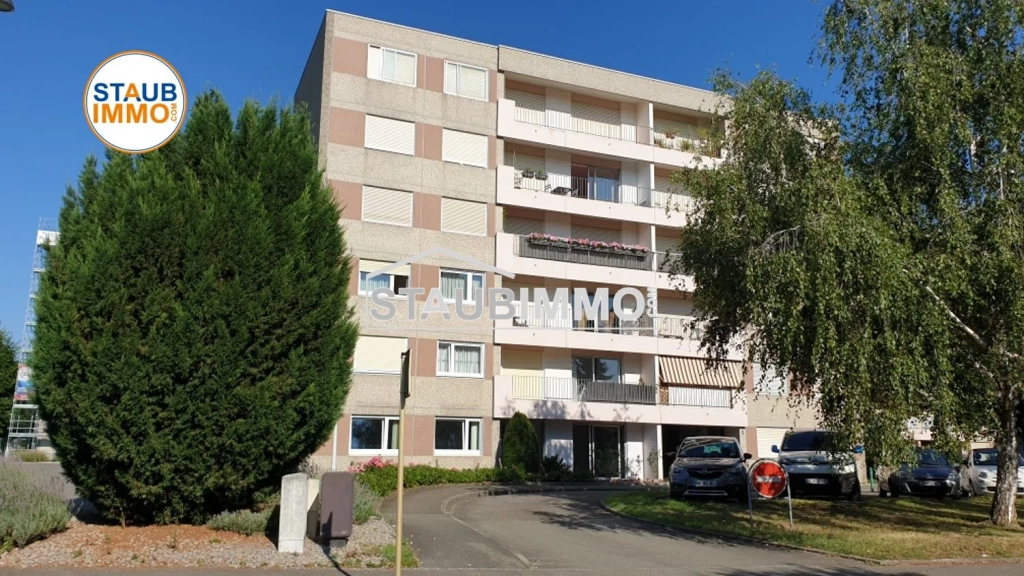 Appartement 3 pièces de 65 m² avec balcon à Huningue, secteur calme et proche Basel